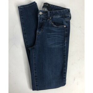 DSTLD Jeans Womens 26 Blue High Waisted Skinny Dark Wash Stretch Denim